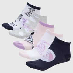 DISNEY - Pack X 5 Medias Cortas Mujer