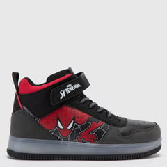 MARVEL - Zapatillas Urbanas Niño Lic Tall5 Negro