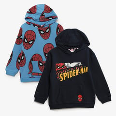 SPIDERMAN - Polera Niño Pack X2 Algodón Spider-man