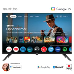 Televisor 32" Hd Frameless Isdbt Google Tv Os