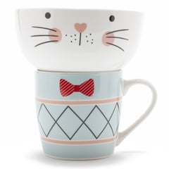 MICA - Set Mug + Bowl Gato