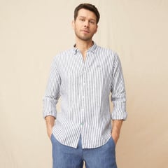 LA MARTINA - Camisa Manga Larga 100% Lino Hombre