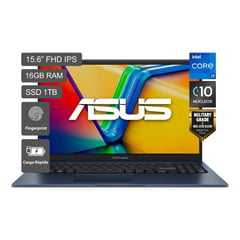 ASUS - Laptop Intel Core I7 De 10 Nucleos 16Gb Ram 1 Tb Ssd Vivobook 15 13° Gen 15.6"