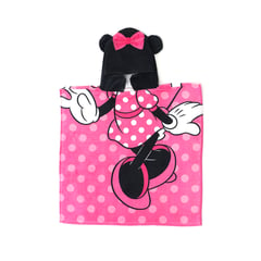 DISNEY - Toalla de Playa Poncho Minnie 100% Algodón