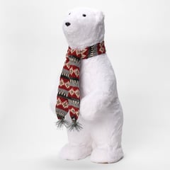 MICA - Peluche navidad Oso bufanda 50cm