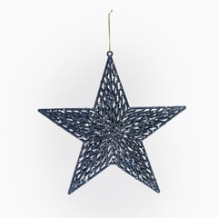 MICA - Adorno de árbol estrella azul