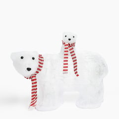 MICA - Adorno navideño Oso Polar  Luz  45cm