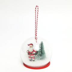 MICA - Adorno Árbol navidad burbuja papanoel 8cm