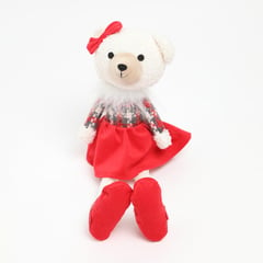 MICA - Adorno peluche navideño osa