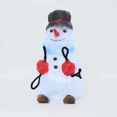 MICA - Adorno hogar luz Snowman