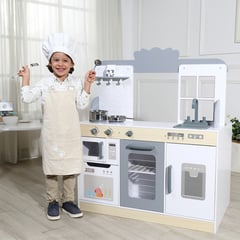 SCOOP - Juguete Cocina Niños Madera 2 en 1