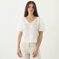 BASEMENT - Blusa 100% Algodón Mujer