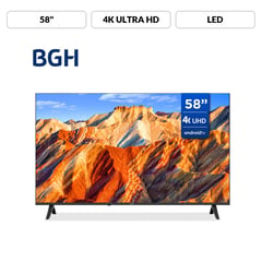 BGH - Televisor 58 4k Uhd Smart Tv Android Tv 11