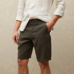 WOLF&HANK - Short 100% Lino Hombre Wolf & Hank