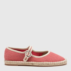 BASEMENT - Zapato Ballerina Mujer Alispad Rojo