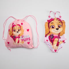 PAW PATROL - Traje De Baño Mas Bolso Niña