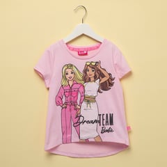 BARBIE - Polo Niña Manga Corta Algodón