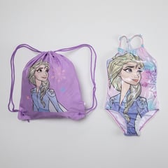 FROZEN - Traje De Baño Mas Bolso Niña