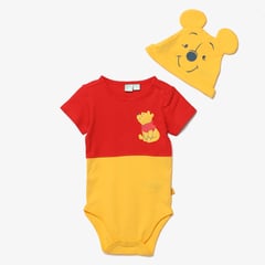 WINNIE THE POOH - Body Bebé Niño Algodón