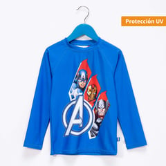 AVENGERS - Polo UV Niño Manga Larga