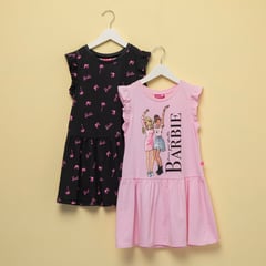 BARBIE - Vestido Niña X2 Algodón