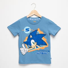 SONIC - Polo Niño Manga Corta Algodón