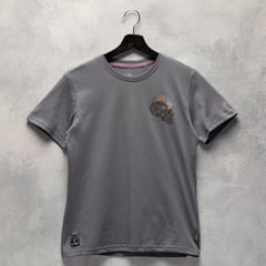 FEDERATION - Polo Niño Algodón Manga Corta Gris