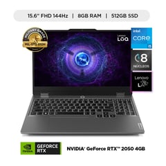 LENOVO - Gamer Intel® Core i5 RTX2050 8GB 512GB SSD LOQ 12° Gen 15.6" FHD 144hz