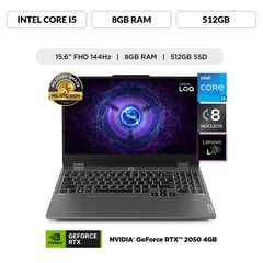 LENOVO - Gamer Intel® Core i5 RTX2050 8GB 512GB SSD LOQ 12° Gen 15.6" FHD 144hz