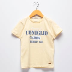 CONIGLIO - Polo Niño Manga Corta Algodón