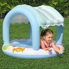 BESTWAY - Piscina Inflable Infantil Con Toldo Sweet Shoppe