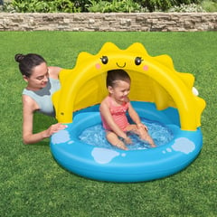 BESTWAY - Piscina Inflable Infantil Con Toldo Sunny Days