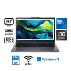 ACER - Laptop Acer Intel Core 5 8GB 512GB SSD Aspire 15 15.6"