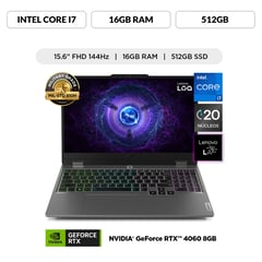 LENOVO - Gamer Intel® Core i7 RTX4060 16GB 512GB SSD LOQ 14° Gen 15.6" Chip IA: LA1