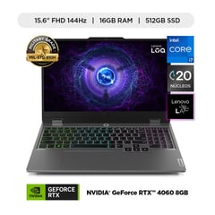 LENOVO - Gamer Intel® Core i7 RTX4060 16GB 512GB SSD LOQ 14° Gen 15.6" Chip IA: LA1