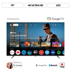 Televisor 70" Isdbt 4k Uhd Google Tv Os