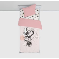 DISNEY - Juego De Cama: Edredón + Juego De Sábanas Minnie