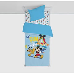 Juego De Cama: Edredón + Juego De Sábanas Mickey