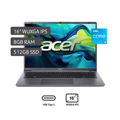 Laptop Intel Core I3 8gb 512gb Aspire 16"