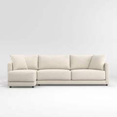 CRATE & BARREL - Seccional Gather Profundo De 2 Piezas Con Chaise De Brazo Izquierdo