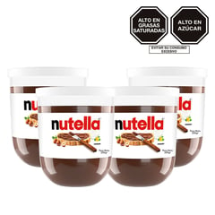 NUTELLA - Pack 200gr x 4 Potes