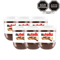 NUTELLA - Pack 200gr x 6 Potes