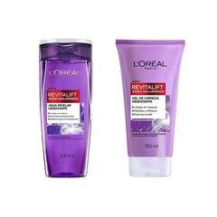 LOREAL PARIS - Pack Limpieza Agua Micelar Hialuronico + Gel Limpiador 150ml