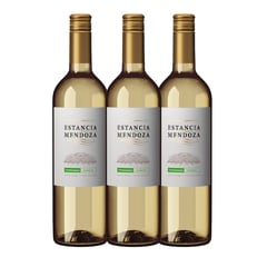 ESTANCIA MENDOZA - Vino Chardonnay x 3 Botellas