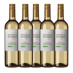 ESTANCIA MENDOZA - Vino Chardonnay x 5 Botellas