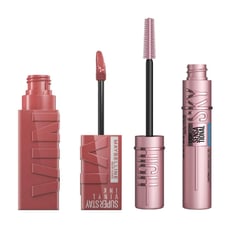 MAYBELLINE - Pack New York Sky high + Labial Vinyl Ink Cheeky