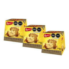 BAUDUCCO - Mini Panettone Frutas x 80gr x 3 Unidades