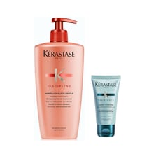 KERASTASE - Shampoo Discipline Fluidealiste Sin Sulfatos 500ml + Rxc