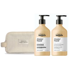 Set Reparador Absolut Repair Para Cabello Dañado.