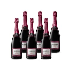 RICCADONNA - Pack de 6 Espumante Ruby Dolce Botella 750ml